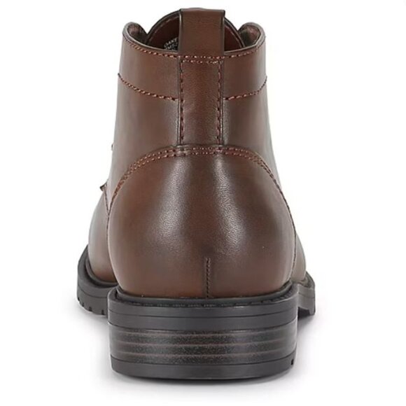 Frye and Co. Men\'s Oaken Flat Heel Chukka Lace-Up Boots Dark Brown Size 12